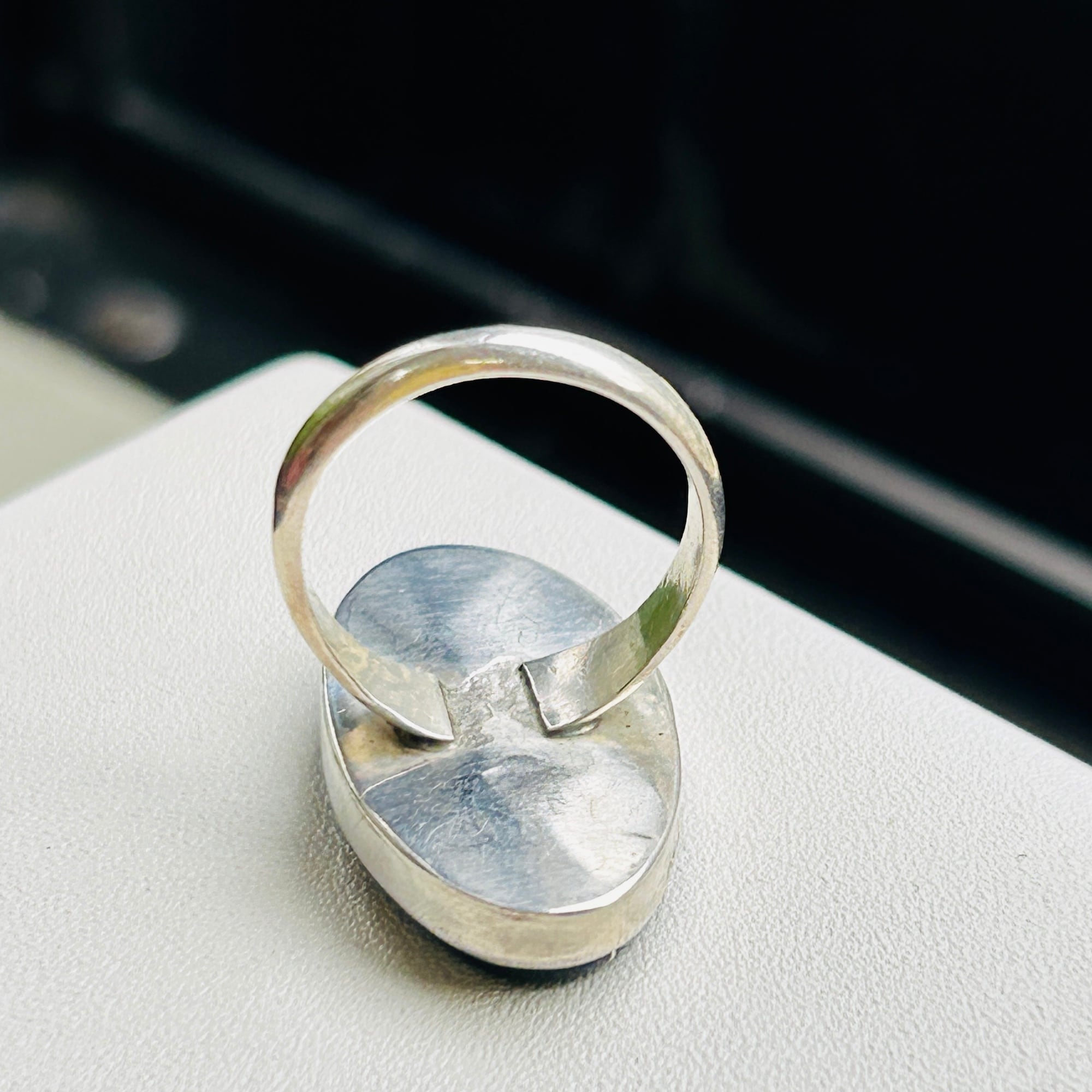 ZUNI Onyx シルバーリング（10号） | Milo Antiques & Vintage