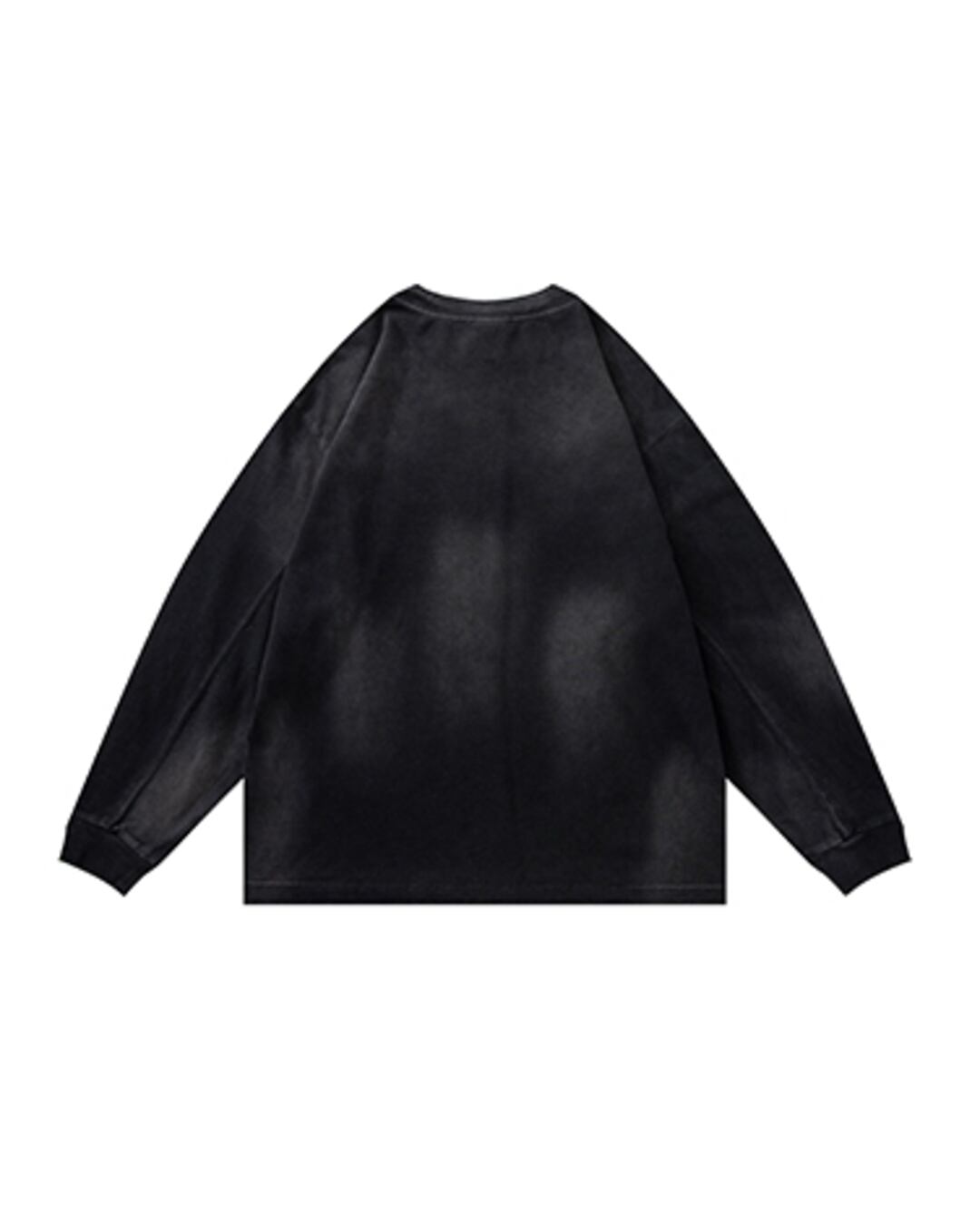 Long Sleeve Crew Neck Box Silhouette T-Shirt x00725 | XPOSE