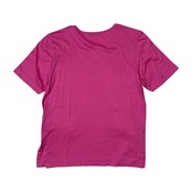 90s Yves Saint Laurent イヴサンローラン ワンポイントロゴ 半袖Tシャツ カットソー M /レディース/ピンク/ビンテージ/福助代理