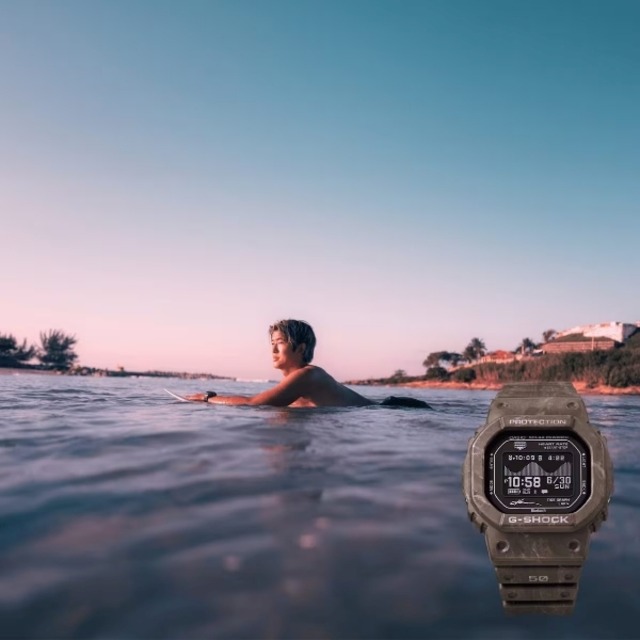 国内正規品 CASIO G-SHOCK カシオ Gショック G-LIDE 五十嵐カノア 20気圧防水 Bluetooth メンズ腕時計 GBX-H5600KI-5JR★