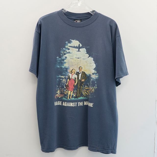 Rage Against The Machine  " Down Rodeo Slate Navy " Giant XL【E8-3】