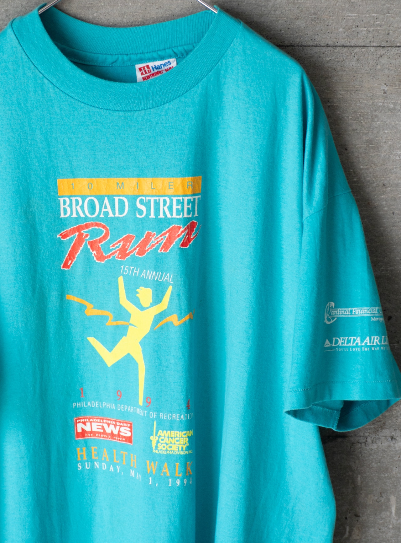 "BROAD STREET RUN" 1990s Event tee