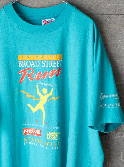 "BROAD STREET RUN" 1990s Event tee