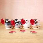 母の日ギフト『文鳥の贈り物』 和紙インテリア/置物