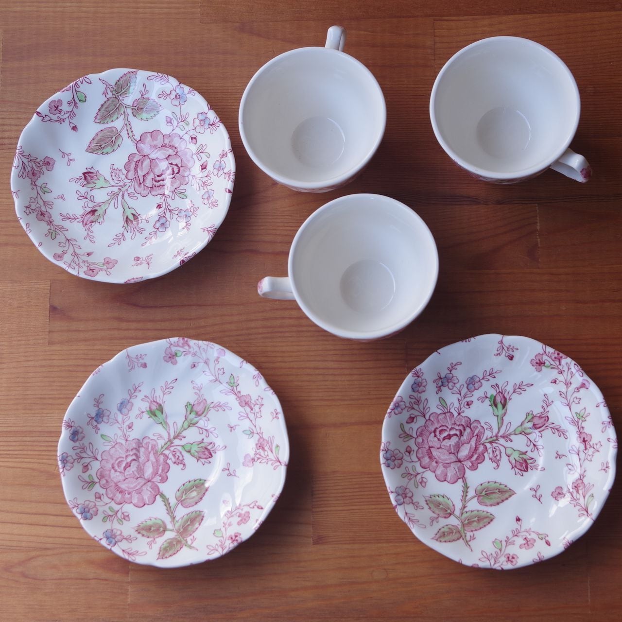 ジョンソンブラザーズ ローズチンツ ティーカップ&ソーサー