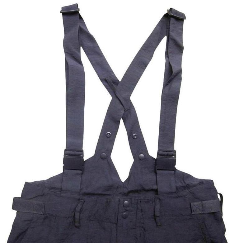 adidas Y-3（ワイ－スリー） 【Y-3 U CRINKLE VISCOSE SUSPENDER PANTS