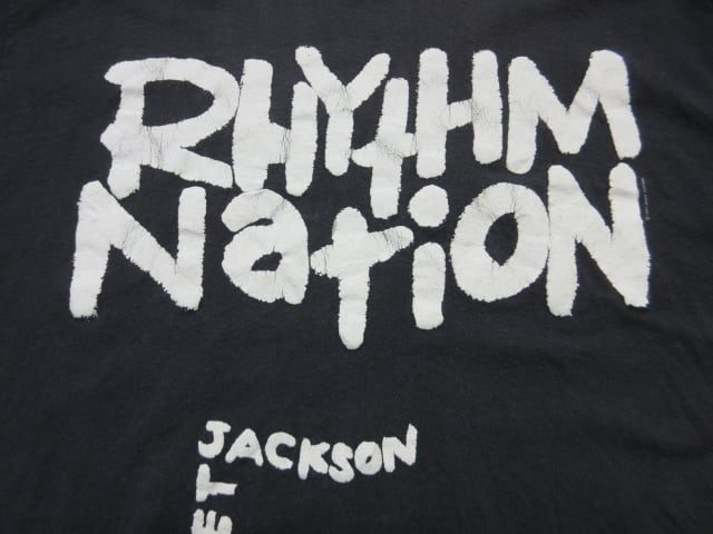 90s JANET JACKSON『'90 RHYTHM NATION』ツアー Tシャツ 【XL