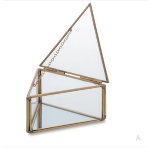 三角形ガラスアクセサリーケース：浜松雑貨屋　C0pernicus
