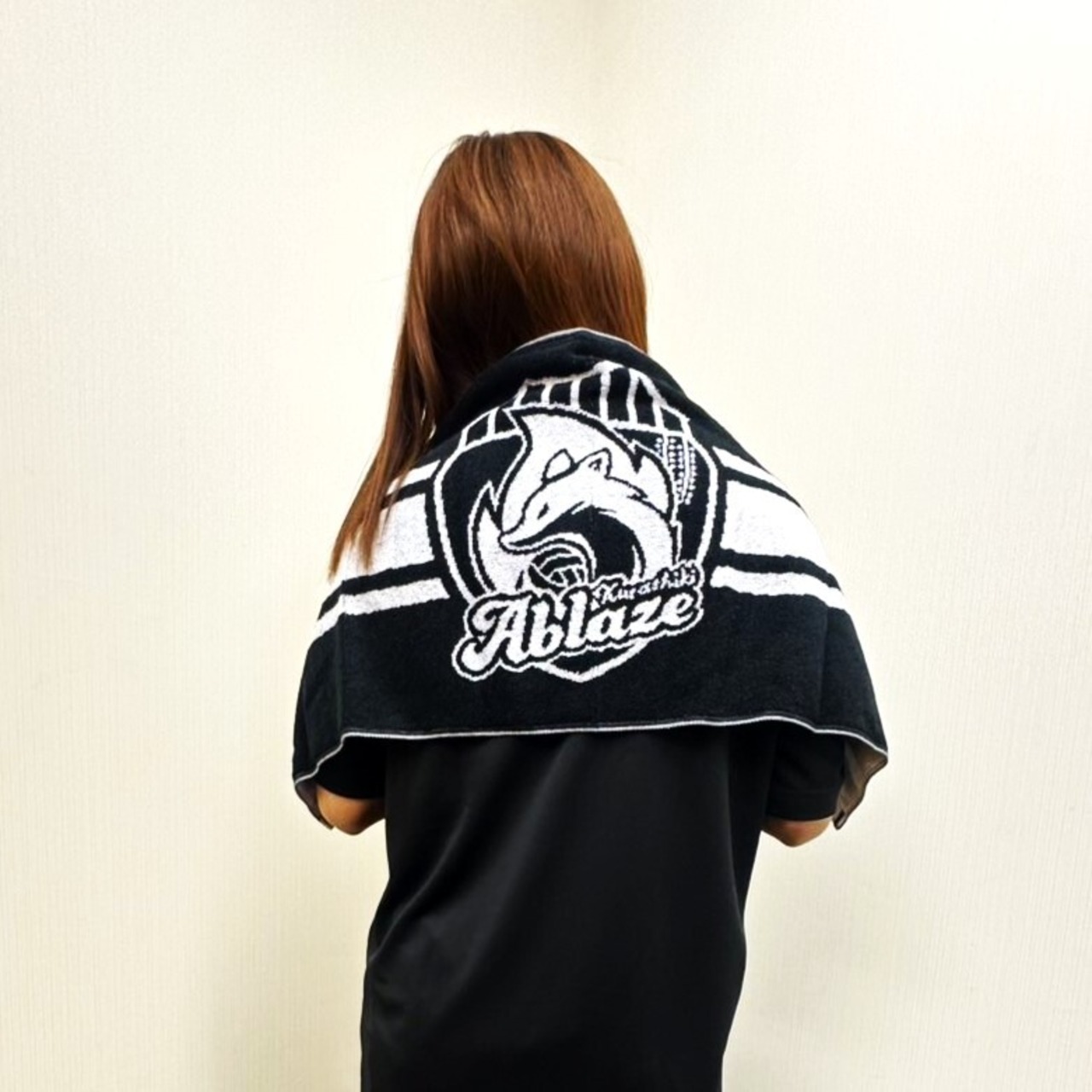 フェイスタオル ブラック　　＜Face Towel Black＞