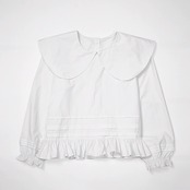 【2color】ラウンドドールビッグカラーブラウス i0414