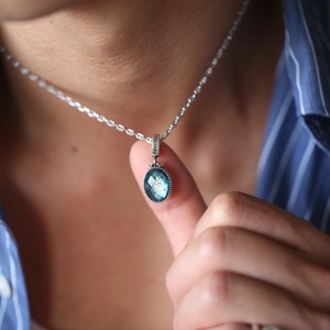 S925 Labradorite Pendant Necklace