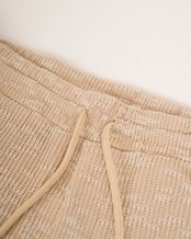 【#Re:room】SHEER SLUB KNIT SHORTS［REP327］