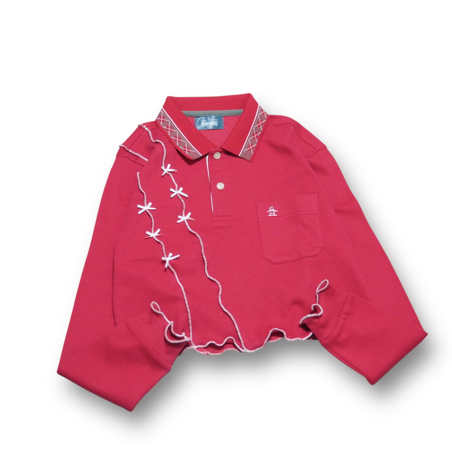 【 REMAKE】メロウ加工ポロシャツ|Ladies