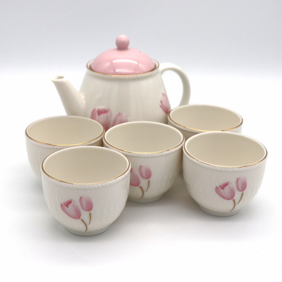 yamaka・GIVENCHY・ジバンシー・茶器セット・ティーポット・湯呑・5客 