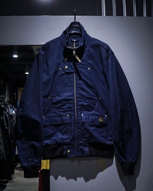 【add (C) vintage】“Richlu” Pocket Gimmick Stand Collar Work  Jacket