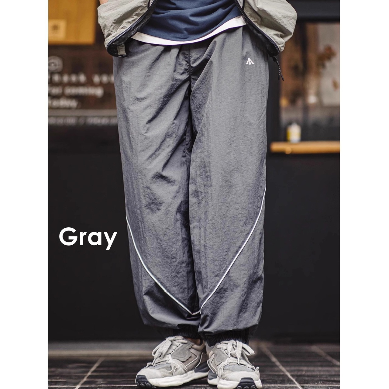V-Line Nylon Sweat Pants / Vライン ナイロン スウェットパンツ