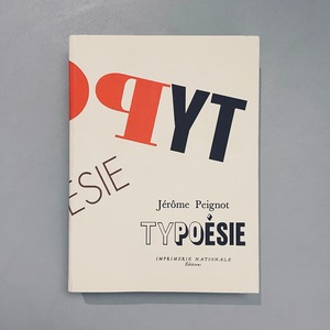 Vintage Book : Jerome Peignot / Typoesie