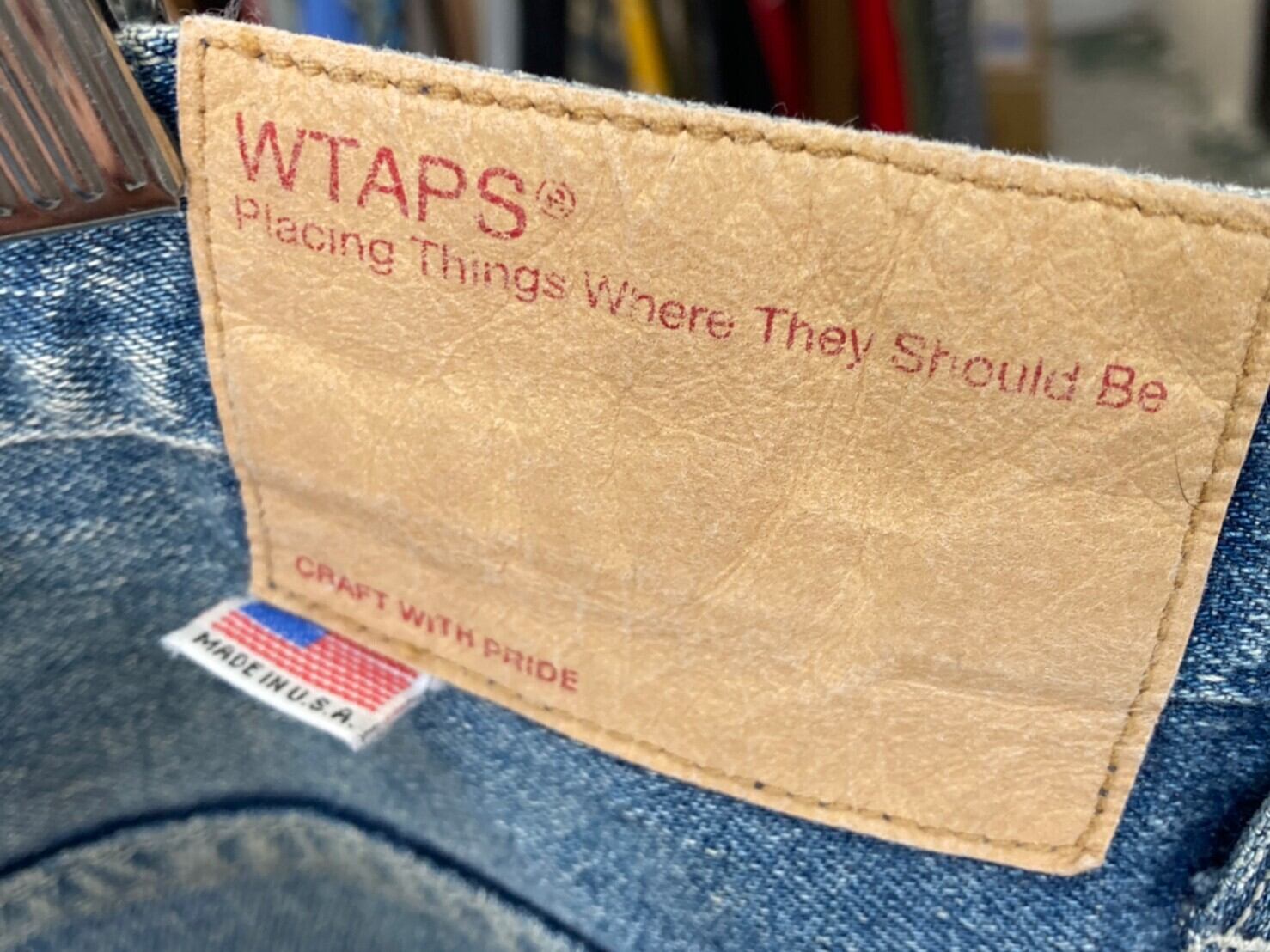 WTAPS MADE IN USA BAGGIE BASIC WASHED