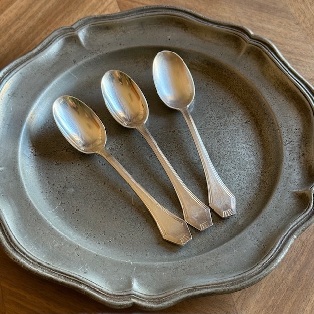 パリの老舗Boulenger社 カフェスプーン3本セット