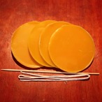 【個包装なし】K-1-10　ねんど式手作りキット10セット（濃い色Aタイプ） 蜜蝋キャンドル