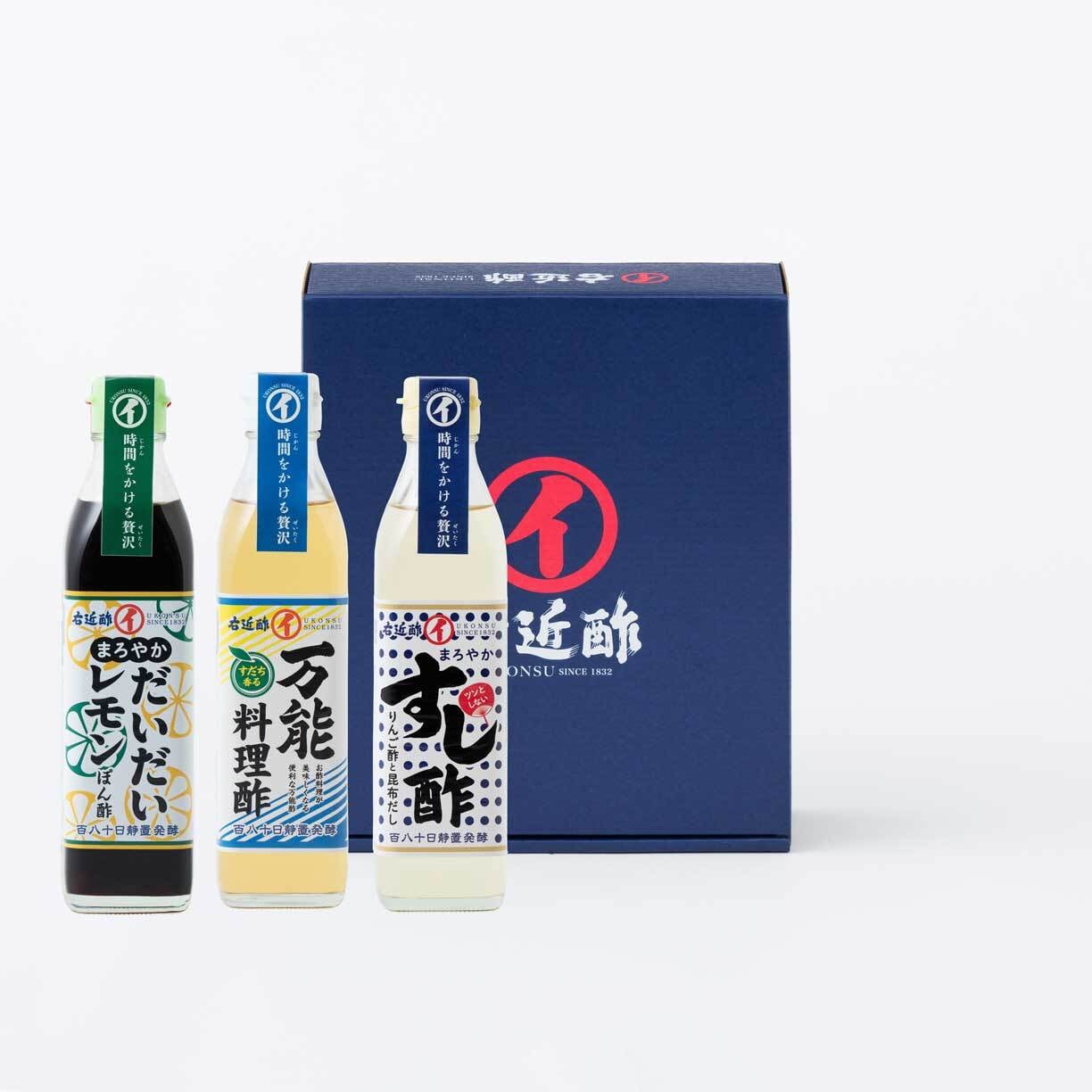 天保3年蔵仕込みセット 「蔵人厳選調味酢」 | サガ・ビネガー