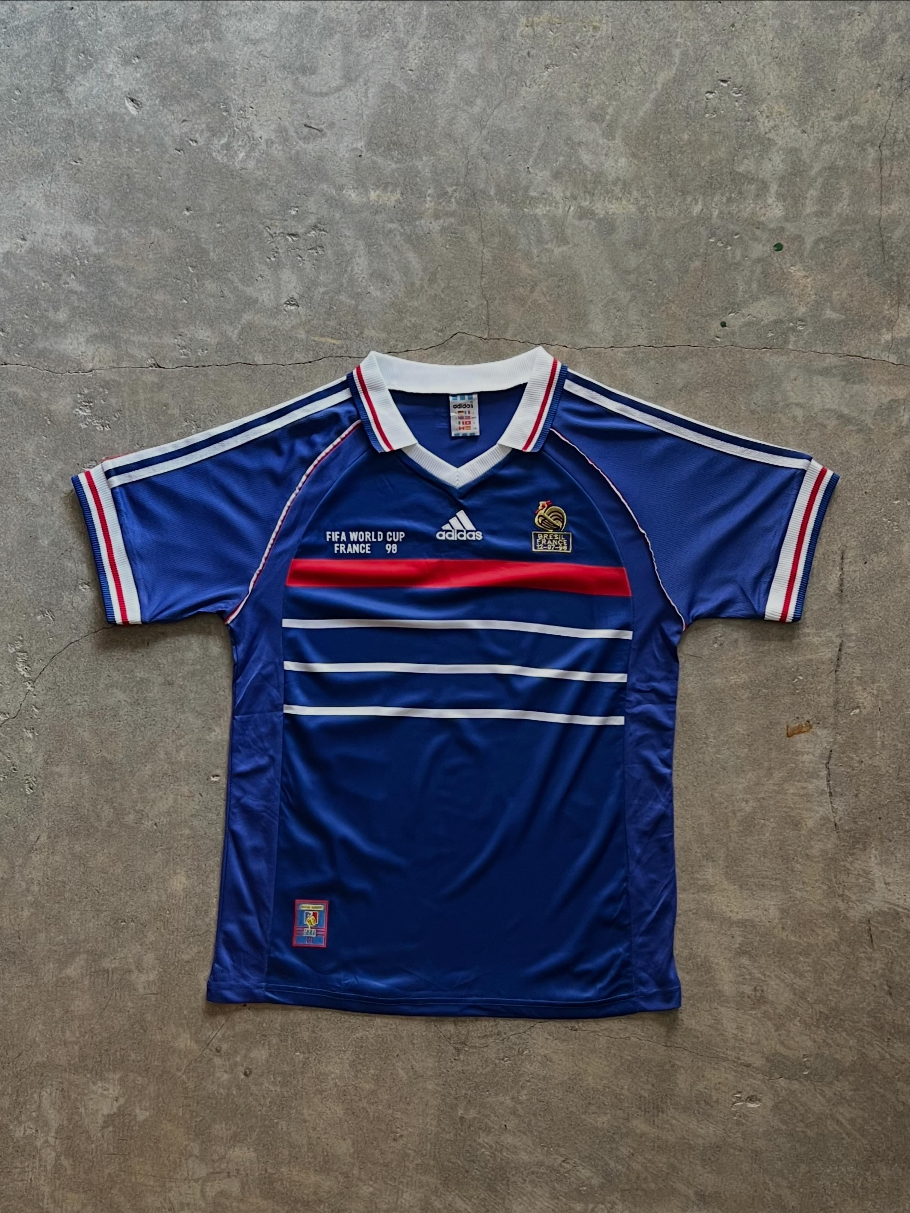 adidas アディダス フランスワールドカップ フランス代表ユニフォーム 90s adidas フランス代表 ユニフォーム FIFA WORLD CUP 98 L | Léon