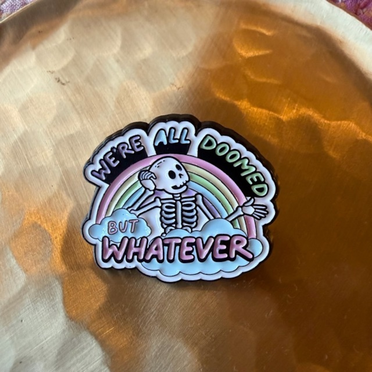 TOPANGA Jewelry　pin brooch　BUT WHATEVER　ピンブローチ　プレゼント　ギフト　