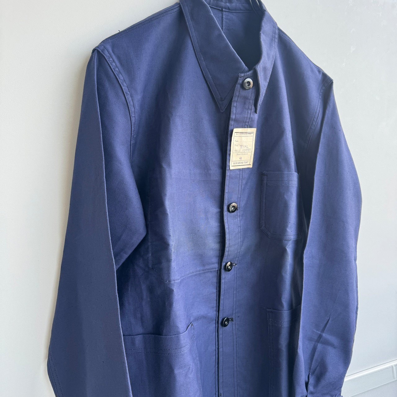 Le Fortex フレンチワークジャケット メタルボタン 40s 画像3