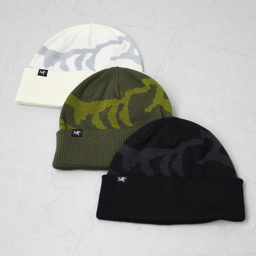 ARC'TERYX ニット帽 M/L 恐竜モチーフ ARC'TERYX [アークテリクス正規代理店] Grotto Rib Toque [X000009932
