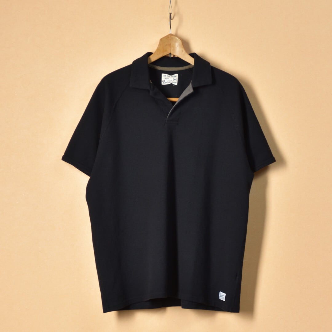 Kepani ケパニ ラフィーヘビーウエイトピケスキッパー・ブラック【送料無料】