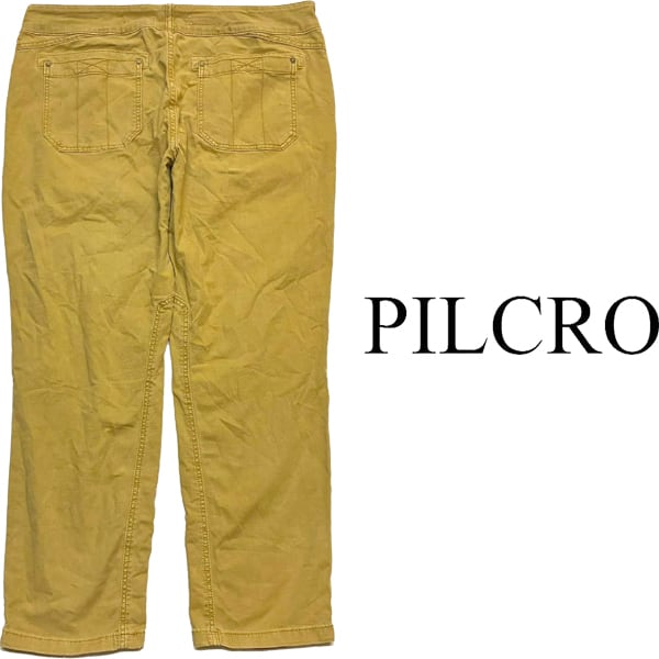 1点物◇ピルクロPILCROカラーパンツ茶チノパン古着メンズXL/XXL