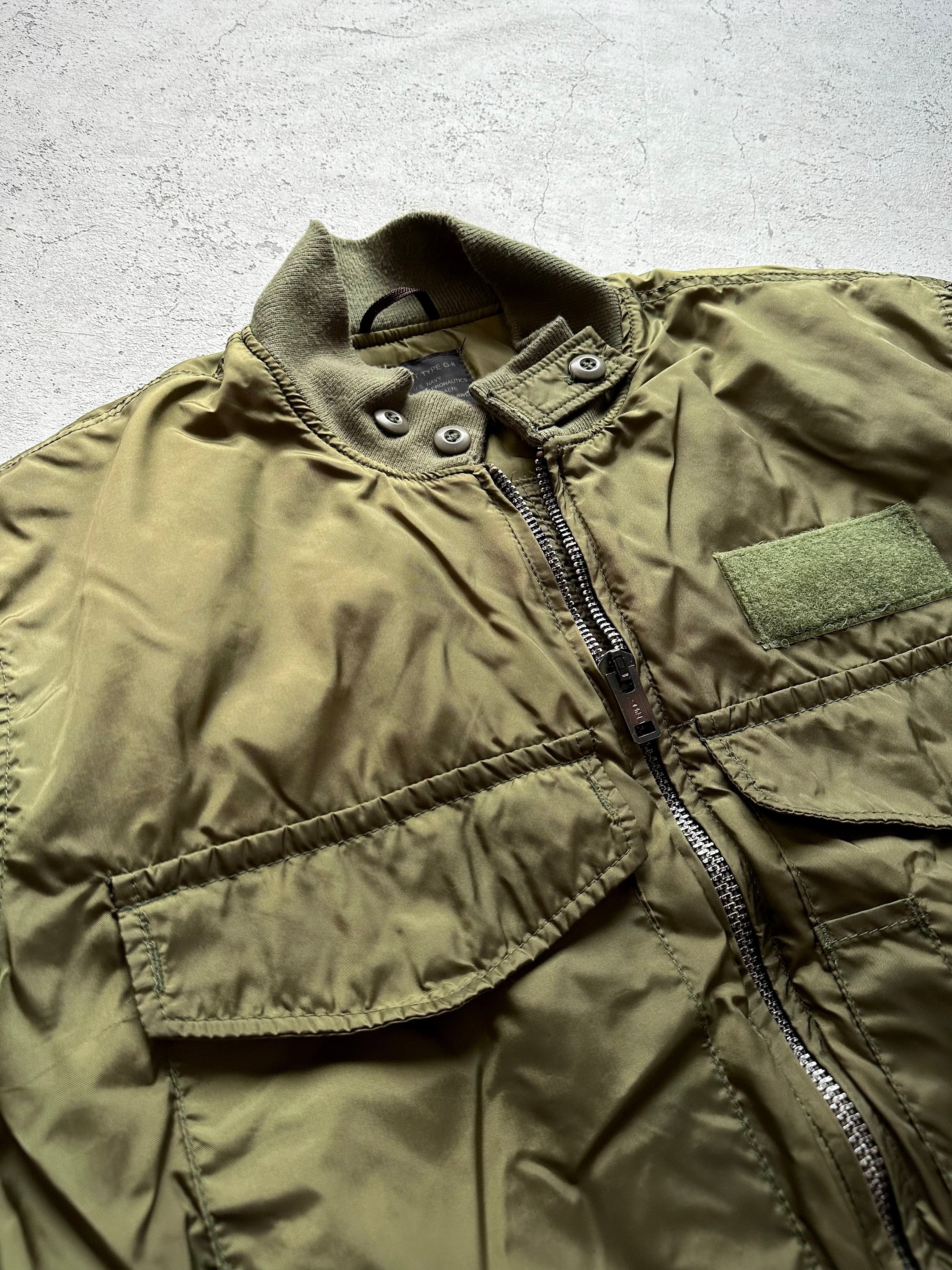 80s-90s USA製 ISS.NY / SPIEWAK USN TYPE G-8 WEP FLIGHT JACKET OLD ...