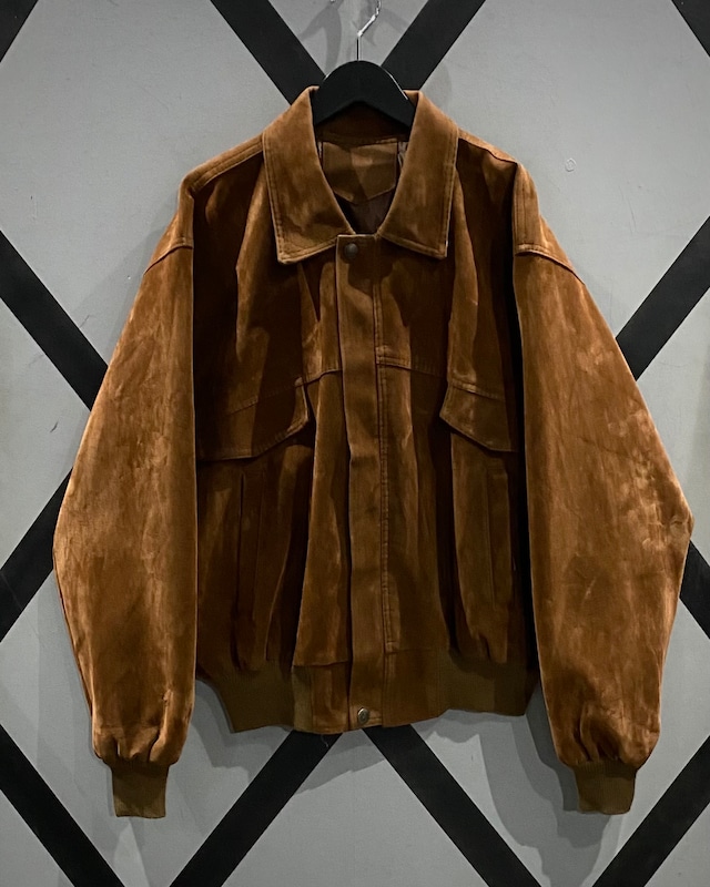 【X VINTAGE】Bonding Velour Euro Vintage Loose Jacket