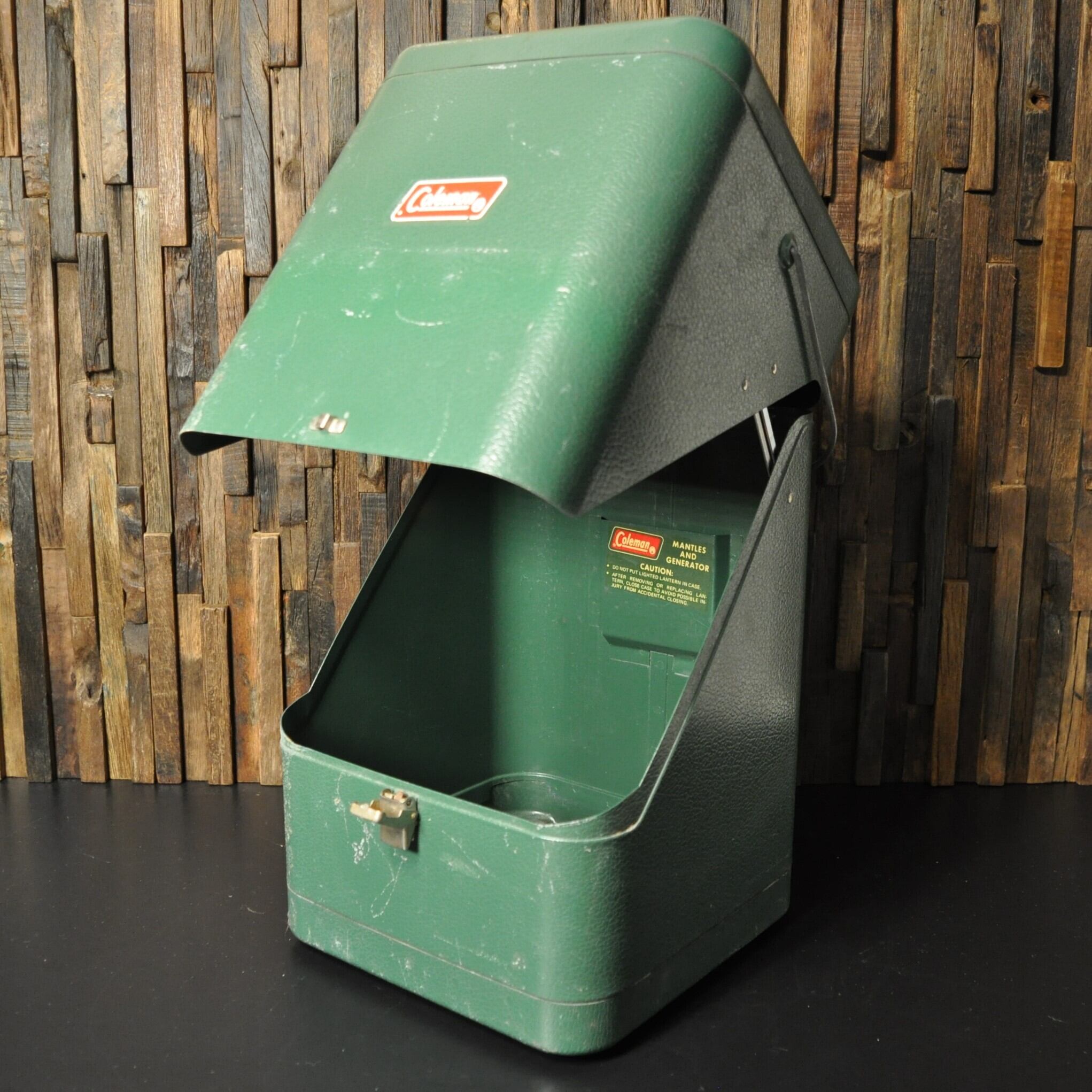 コールマン ガルウィング メタルケース グリーン ビンテージ 228/275