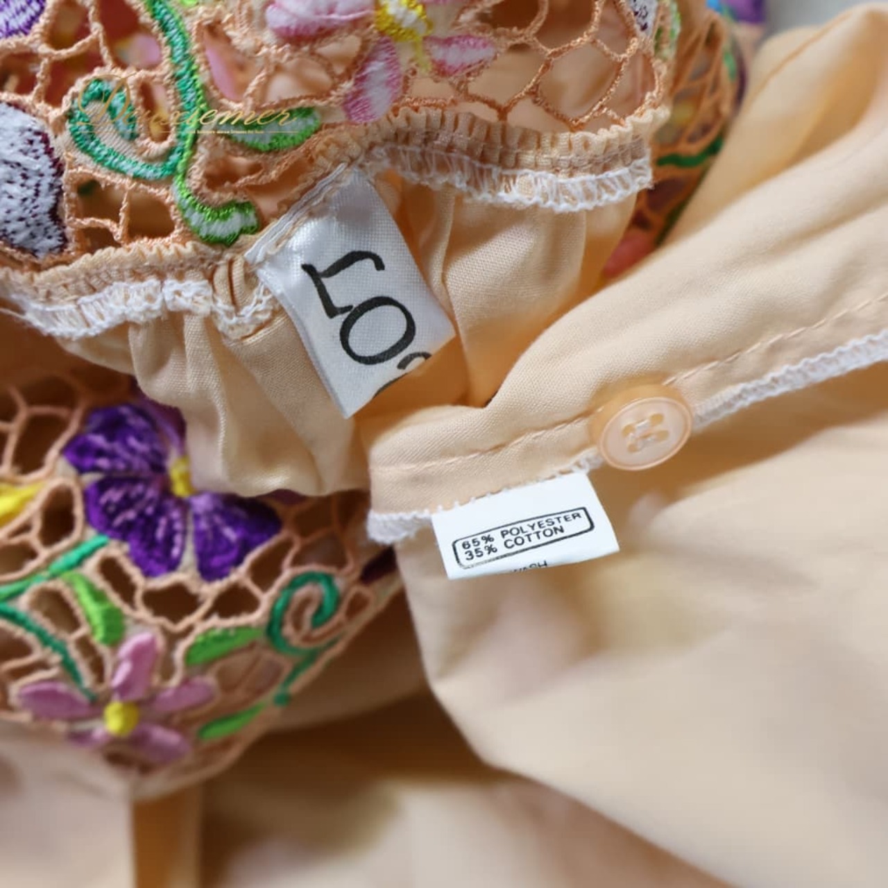 フォークダンス 衣装 LOUIS ルイス トップス ブラウス フォークダンス オレンジ系 刺繍 カラフル 花 花柄 チロリアン カントリー 紫 緑 黄 青 かわいい ダンス衣装 イベント 練習 レッスン イエロー系 ピンク系 グリーン系 パープル系