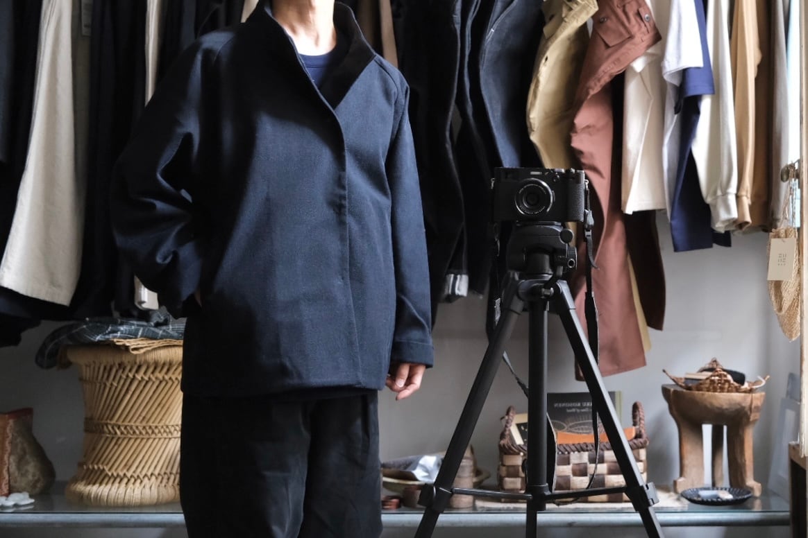 MITTAN ( ミタン / ミッタン ) JK-77 NMウールOCツイルジャケット 紺黒