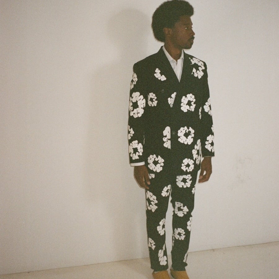 AYMさん SAINTMICHAEL】SM-YS1-0000-C49/DT_SLACKS/CT WRTH/BLACK | AYIN