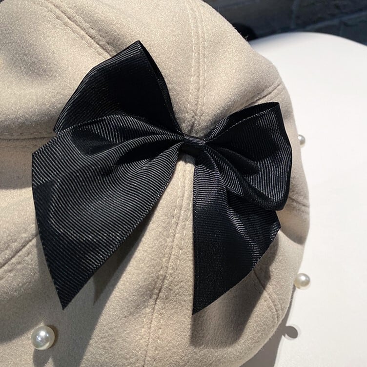 パール リボン ベレー帽 | marimonju ～ ma.rimon_official ～｜個性的