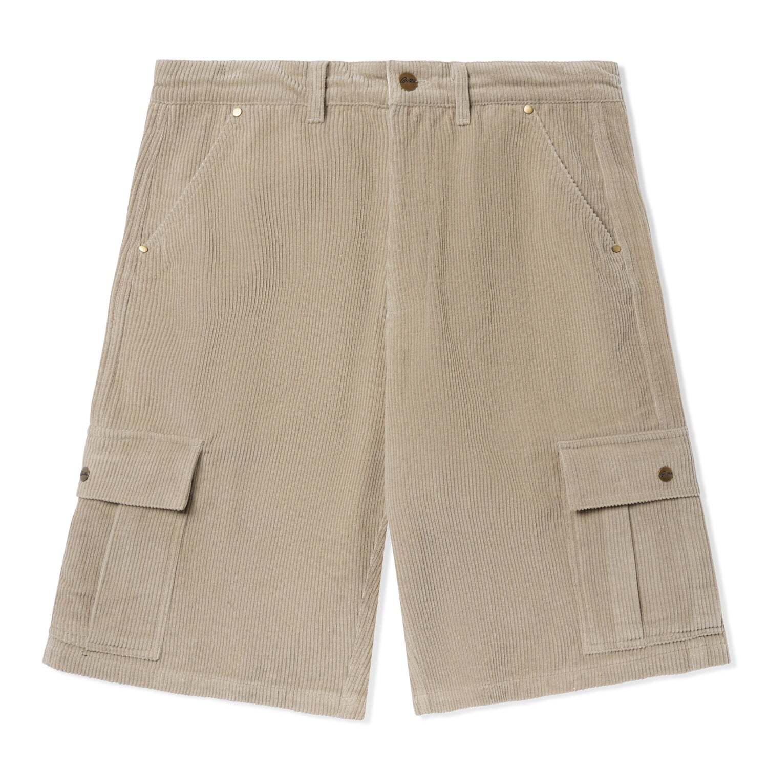 BUTTER GOODS【Corduroy Cargo Shorts - Khaki】