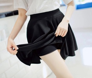 スカート ミニ レディース 送料無料 サーキュラー フレア インナーパンツ付き 春夏 133999