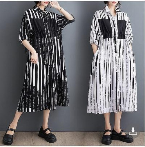 大きいサイズ レディース シャツ　ワンピース　春夏 秋 新品 半袖