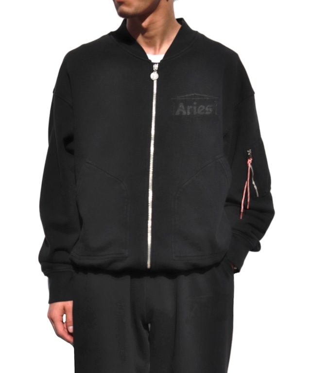 Aries / AR20004.04 PREMIUM FADED TEMPLE BOMBER (BLACK)