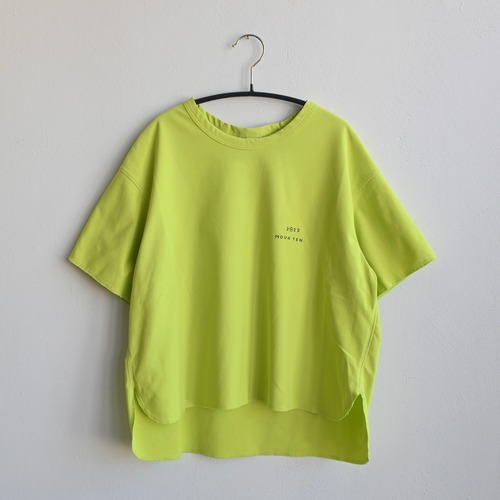 《MOUNTEN. 2022SS》2022 T / lime / size1(155-165cm程度)