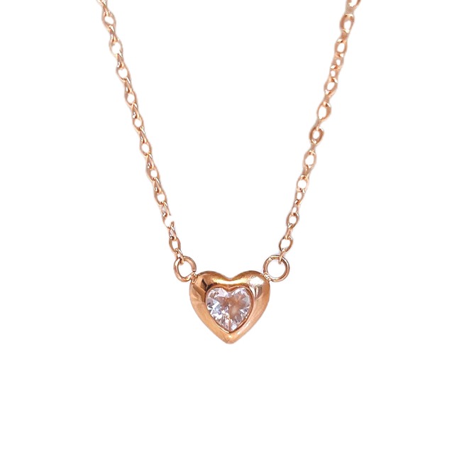 One heart necklace