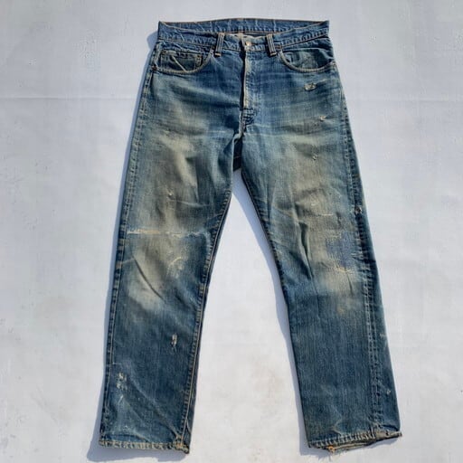 60's 70's LEVI'S リーバイス 505 Big E デニム 後期 刻印5 スレーキ ...