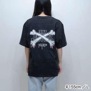 WANT bonebone TEE [フェードブラック]