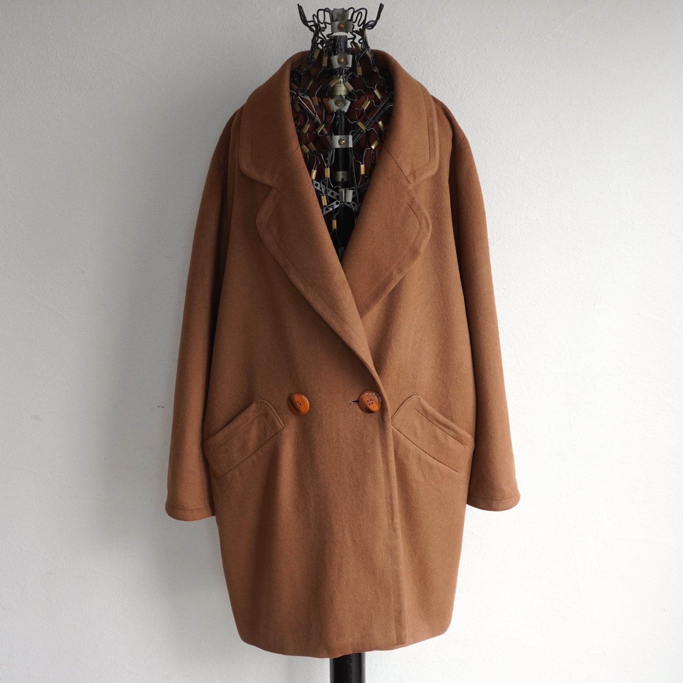 Made in England　チェスターコート　ダークブラウン　カシミア100 Made in England チェスターコート ダークブラウン カシミア100 【公式