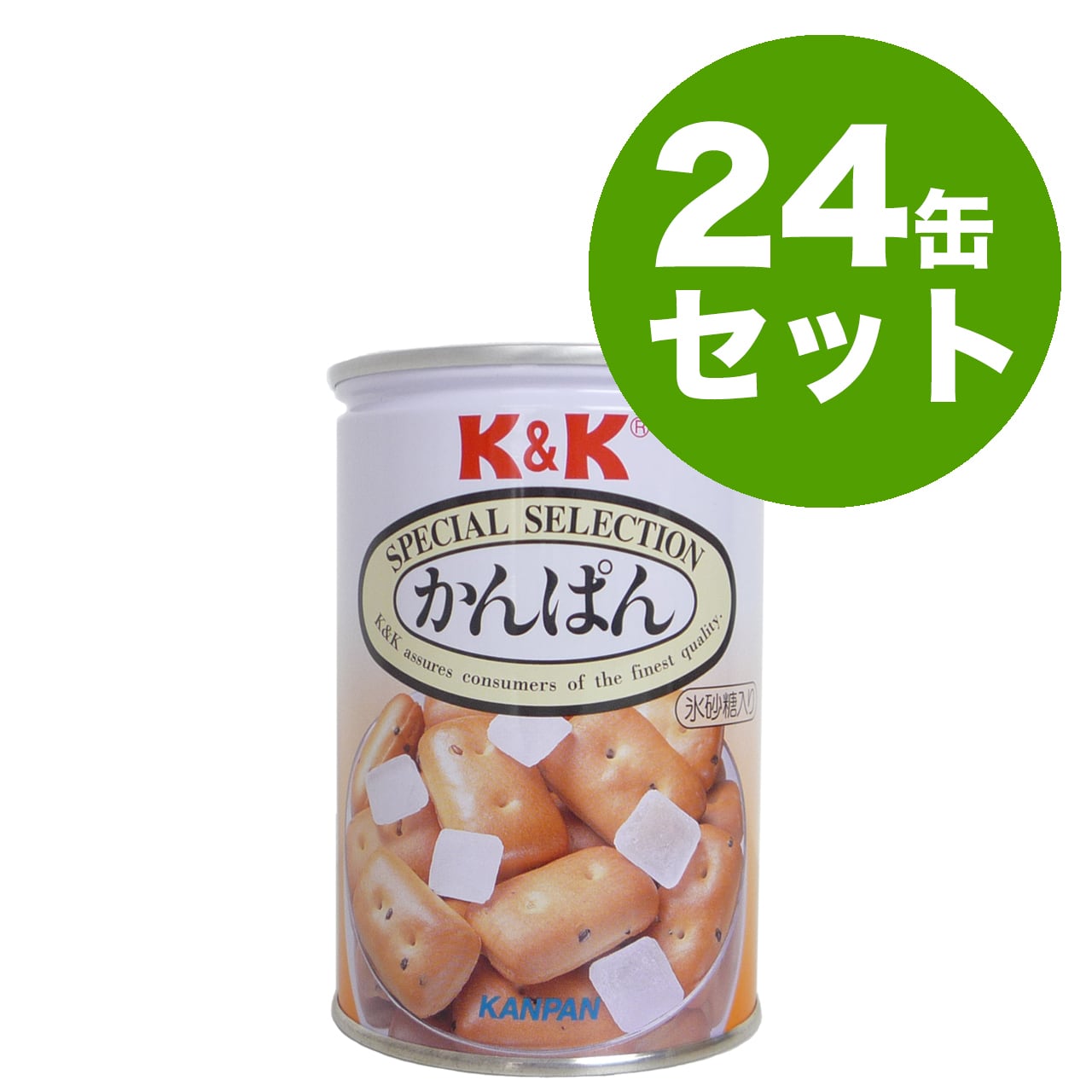 24缶セット　KK　かんぱん（氷砂糖入り）　防災キング
