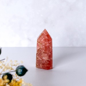 インカローズ(ロードクロサイト) タワー * Rhodochrosite * 天然石