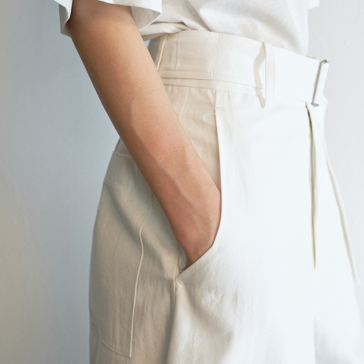 High Waist Wide Leg Pants【2color】   T3427